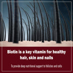 FORTIRISE Lumin Hair Growth Gummies – Biotin, Vitamins & Plant Extracts, Supports Healthy Hair Growth & Strength, Skin & Nail Care - Mixed Berry Flavor, 60 Gummies