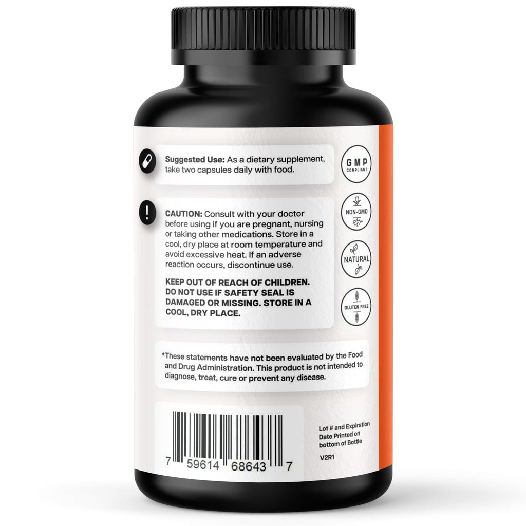 3 in 1 Uric Acid Flush Cleanse – Tart Cherry Extract with Turmeric & Celery Seed Supplement Purge - Feet and Joint Support - 60 Veggie Capsules