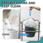 Commode Liners with Absorbent Pads, 50 Bedside Commode Liners and 50 Commode Pads, Portable Toilet Liners, Disposable Commode Bags Universal Fit All Standard Toilet Chair Bucket