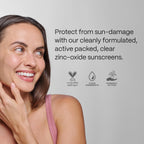 Mad Hippie Daily Protective SPF 30+ Serum, Vitamin C & Hyaluronic Acid, Zinc Oxide Sunscreen, Reef-Safe, 1.02 Oz
