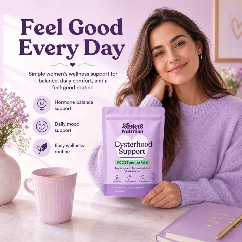 Sisters Nutrition, Enhances Energy and Mood, Vitamins, Minerals, 60 Gummies