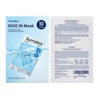 Torriden DIVE IN Hyaluronic Acid Facial Mask (10 sheets) | Deep Hydration Korean Face Sheet Mask | Panthenol & Allantoin | Korean Skincare Mask