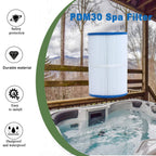 Ketofa PDM30 Spa Filter, Replacement Cartridge Oval Filter Compatible with Pleatco PDM30 Dream Maker Filbur FC9940 Hot Tubs Other 461269, 30 sq.ft - 2 Packs