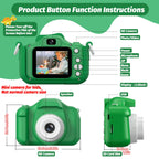 Upgrade Kids Camera,Christmas Birthday Gifts Toys for Ages 3‑12