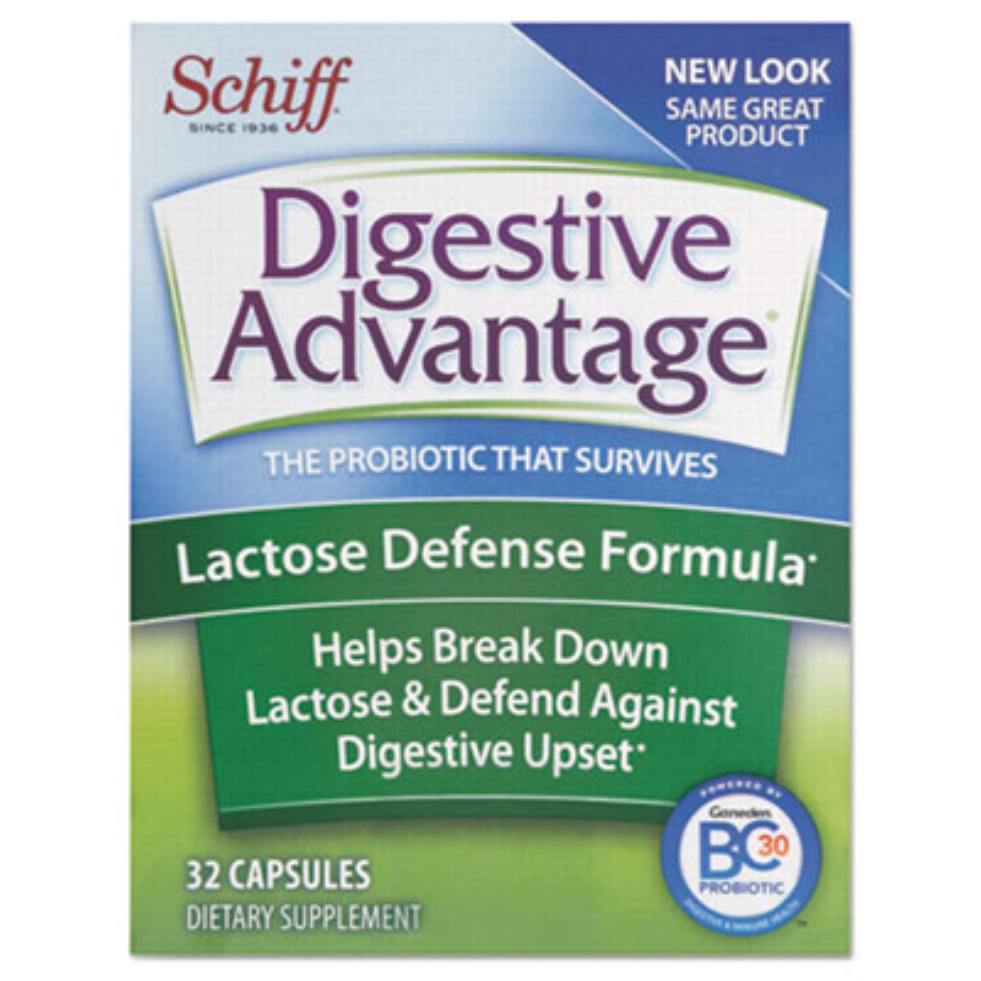 Digestive Advantage Lactose Defense Formula, 32 Capsules