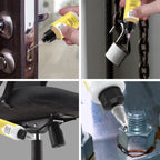 Qucship Door Hinge Lubricant kit, 4oz+1oz Needle Combo for Door,Lock,Bike