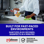 SC Johnson Professional Fantastik No Rinse Disinfectant Sanitizer, 32 oz