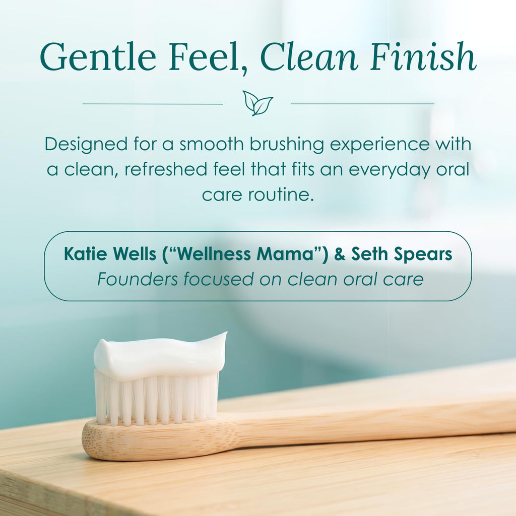 Wellnesse Hydroxyapatite Toothpaste, Fluoride Free, Whitening Toothpaste, Remineralizing Enamel Care, Cinnamint Xylitol Formula for Sensitive Teeth and Daily Oral Care for Adults, 4 Oz