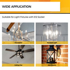 Hizashi E12 Candelabra LED Light Bulb 40 Watt Chandelier Light Bulbs Dimmable 5000K Daylight, B10 LED Candelabra Bulbs, 90+CRI, 4W, 450LM, Candle Light Bulbs, UL Listed, 12 Pack