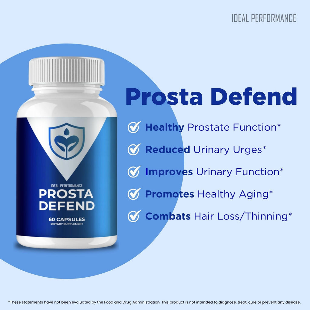 Prosta Defend Capsules, Advanced ProstaDefend Prostate Health Supplement Pills, Bladder Comfort & Daily Urinary Support - Maximum Strength for Wellness & Comfort, Prosta Defend Reviews (2 Pack)
