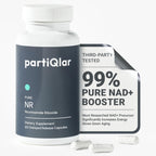 partiQlar Nicotinamide Riboside (NR) 500mg – NR Supplement for Cellular Health, Anti-Aging, Energy & Metabolism Support – 2-Month Supply (60 Capsules)