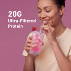 Isopure Clear Whey Isolate Protein Powder, Lactose Free, Gluten Free, Naturally Flavored, Mixed Berry, 20g Protein Per Serving, 14.1 Oz, 16 Servings (Packaging May Vary)
