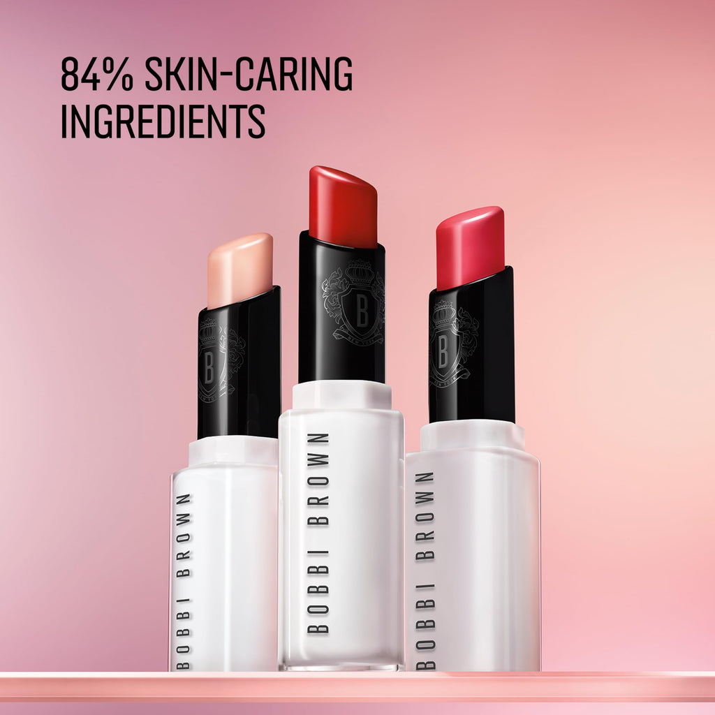 Bobbi Brown Extra Lip Tinted Balm | Hydrating Lip Treatment with Plumping + Peptide Technology, 0.08 Ounce, Bare Pink