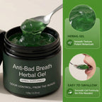 Anti-Bad Breath Herbal Gel Supplement, Internal Freshening Formula with Parsley, Green Tea, Lemon Balm, Clove Bud Oil, Peppermint Oil & Chlorophyllin, Natural Mint Flavor (1PCS)