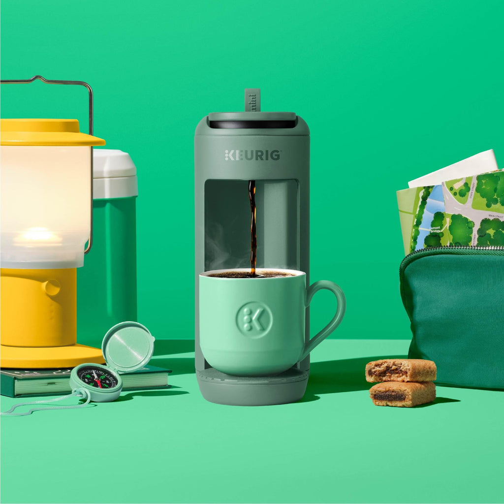 Keurig K-Mini Mate Single Serve K-Cup Pod Coffee Maker, Glamping Green