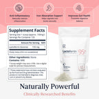 Lactoferrin Powder 250g – 95%+ Pure Bovine from Grass-Fed Australian Cows Helps in Immune & Gut Support, Iron Absorption, Skin & Bone Health, Neutral Taste (Recommended 250mg Per Serving) (250, Grams)