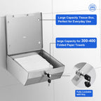 DUTYWORKS Commercial Paper Towel Dispenser, 304 Stainless Steel