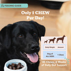 Natural Dog Company Probiotic Chews (90 Bites), Chicken Flavor, Helps with Digestion, Supports Immune System, Probiotics Supplement for Dogs of All Ages, Sizes & Breeds.