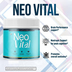 Neo Vital Powder, Official NeoVital Powder Mixture with All Natural Ingredients, Advanced Formula Health and Overall Wellness Support with Maximum Strength Healthy Lifestyle Multivitamin (30 Servings)