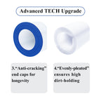 Cryspool® 09022 Filter Compatible with Clean & Clear 75, CC75, PAP75, R173214, 59054100, C-9407, FC-0685, 75 Sq. Ft Pool Filter Cartridge, 1 Pack