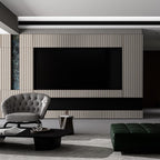 LOVADA Peel and Stick Wood Slat Wallpaper - 23.6" x 120" Self Adhesive Wall Panel, DIY Removable Contact Paper for Walls, Accent Wall Decor (Easy to Install)