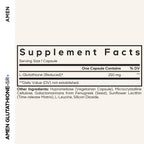 Amen Glutathione-SR+ Sustained-Release Glutathione Supplement, 60 Capsules