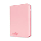Vault X 9 Pocket Trading Card Zip Binder, 360 Cards, Premium Exo-Tec Album Material, 20 Side-Loading Pages, Folder for Collectible Games, Sports, TCG (Pink)