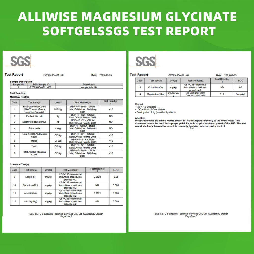 Magnesium Glycinate Supplement 500mg, High Absorption Dietary Supplement Softgels for Sleep, Muscle, Heart Support, Gluten Free, Non GMO, 180 Capsules, 90 Day Supply