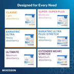 McKesson Ultra Briefs, [48 Count], XXL, 63-69 in. Incontinence Adult Diapers with Tabs, Heavy Absorbency, Unisex, Disposable, Elastic Leg Gathers and Contoured Fit for Men and Women