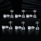MDFUN Stud Earrings for Women Hypoallergenic Cubic Zirconia Earring 3MM