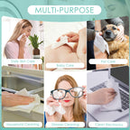 Ditoi Disposable Face Towels,Ultra Soft &Thick Face Dry Wipes for Makeup Removal,Viscose Fiber Facial Cloths for Skincare,Daily Cleansing,120 Count