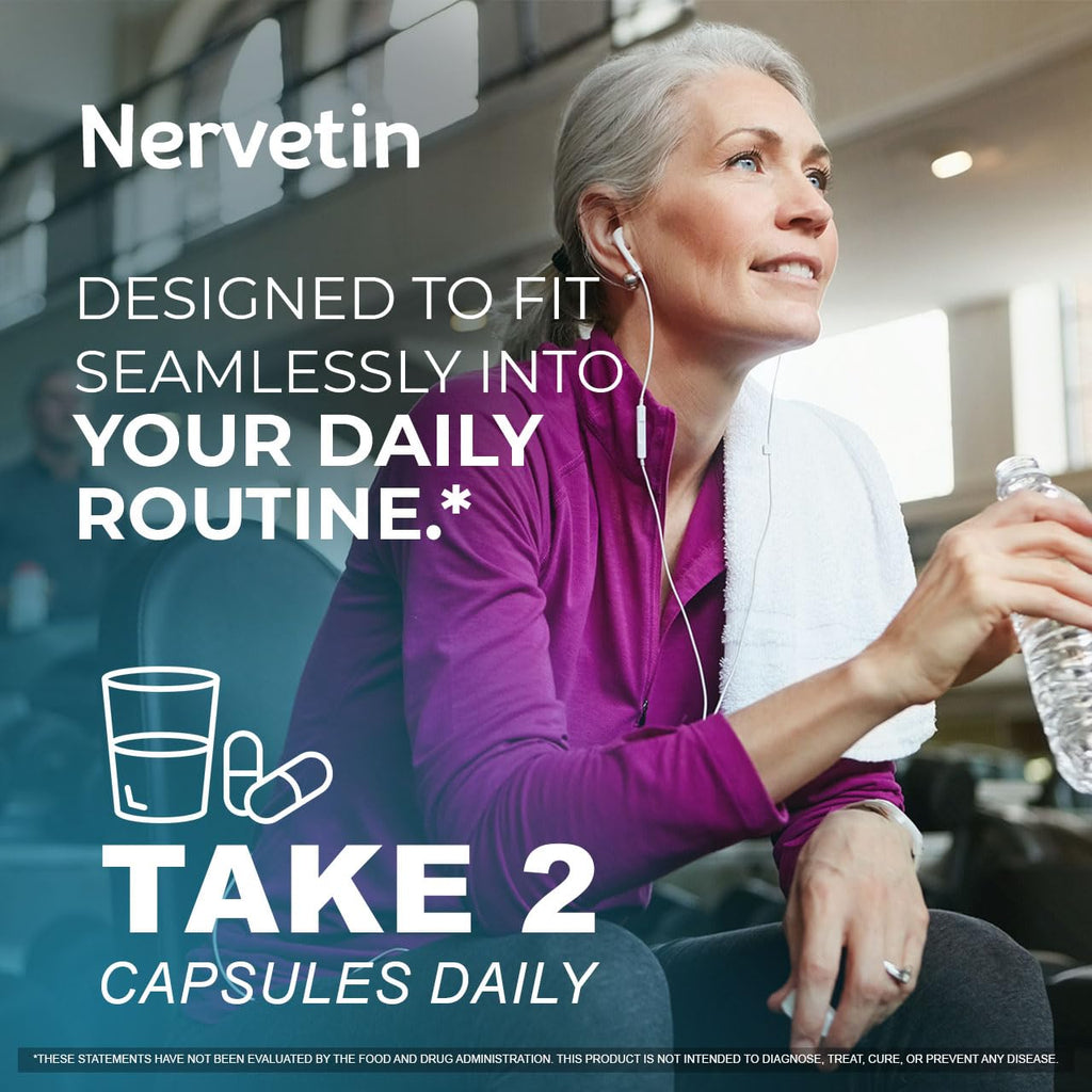 (5 Pack) Nervetin Capsules - Official Nervetin Pills Advanced Premium Formula Maximum Strength, All Natural Ingredients Vitamins for Overall Health & Wellness Reviews, 300 Capsules for 5 Months