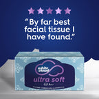 White Cloud Ultra Soft 3-Ply Facial Tissue, 18 Box Multipack, 120 Tissues Per Box