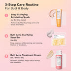 BellamiLuxx Butt Acne Clearing Treatment Cream: Body Acne Treatment for Folliculitis and Pimples on Buttocks, Thighs, and Body with 2% Salicylic Acid & Tea Tree Oil - Butt Cream for Smooth Skin