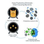 BoxiePro Bot Probiotic Cat Litter Automatic Box 40+ Day Odor Control 16 lb