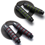 BOOMIBOO Jump Rope, Adjustable Jump Ropes,Skipping Rope Tangle-Free Rapid Speed with Ball Bearings for Women Men Kids,Exercise & Slim Body Jumprope at Home School Gym