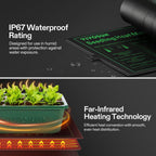 VIVOSUN 6-Pack Seed Starter Trays & 10"x20.75" Seedling Heat Mat