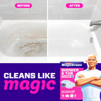 Mr. Clean Magic Eraser Sponge, Bathroom, Shower, Tub Cleaner, Soap Scum Remover, Bathroom Cleaning Supplies, Dawn Cleaning Power with Lavender Scent, Shower & Tub, 6ct