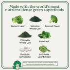 WonderGreens Kids Super Veggie Gummies – Sugar-Free, Allergen-Free Multivitamin for Picky Eaters with Probiotics – Tummy & Immune Support – Green Apple Flavor (30 Count)
