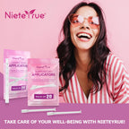 Nieteyrue Disposable Suppository Applicators Individually Wrapped Hygienic Fit to Size 00 Cap-sules and Many Shapes of Suppositories, Tablets Feminine Care Applicators from (20 Counts-new)
