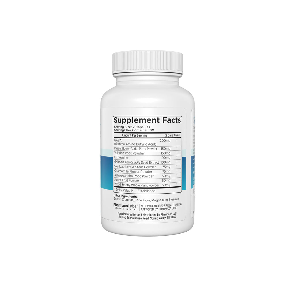 Serelax - Stress Relief Supplement - Supports Mood & Mental Focus - Feel Calm and Relaxed - Eases Tension & Nervousness - Ashwagandha, GABA, Valerian & L-Theanine - 60 Capsules (Pack of 2)