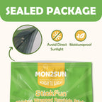 MON2SUN Dog Treats, 5 Inch Chicken Wrapped Rawhide Sticks, 14.11 oz