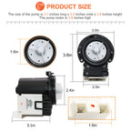 4681EA2001T Washer Drain Pump OEM Motor Replace for Kenmore & LG Washing Machine Replacement AP5328388 4681EA1007G 4681EA1007D Fit for Drain Pump Washing Machine WM2101HW WM3270CW WM3431HS WM3770HVA
