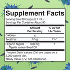 MaryRuth Organics Black Seed Oil Liquid Drops Cold Pressed | 3 Month Supply | USDA Organic Black Cumin Seed Oil | Immune Support | Respiratory Health | Sugar&Gluten Free | Vegan | Non-GMO | 2 Fl Oz