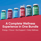 Goli Ultimate Wellness Gummies Variety Pack, 6 Bottle Bundle with Supergreens, Matcha Mind, Ashwagandha, Beets, ACV & Pre+Pro+Postbiotics, Vegan, Non-GMO & Gluten Free