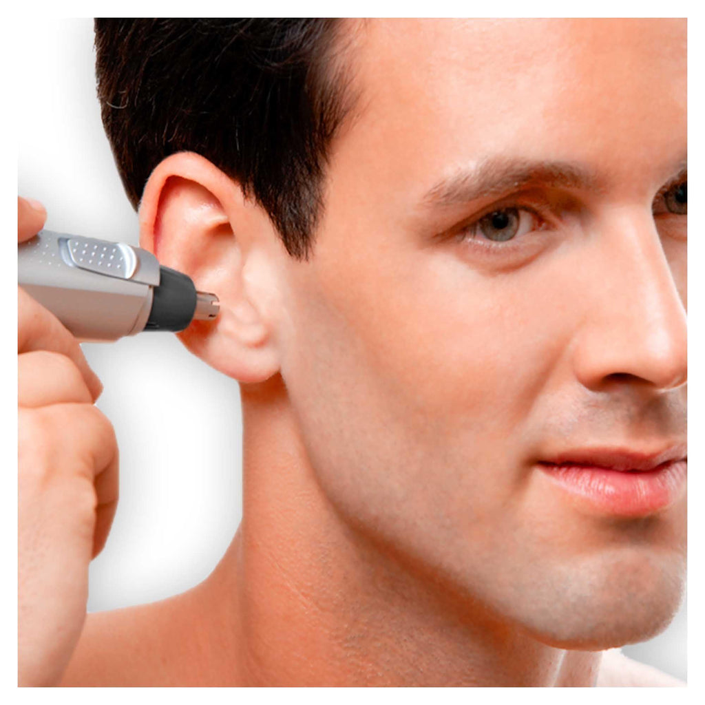 Braun Ear and Nose Hair Trimmer for Men, Precise and Safe Hair Removal, Fully Washable, EN10, Silver