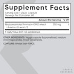 Sports Research® Phytoceramides 350 mg per Veggie Capsule - Plant Derived Ceramides for Healthy Skin and Hydration - Made with Ceratiq® · Non-GMO · Vegan Friendly - 60 Count