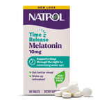 Natrol Melatonin 10mg Time Release Tablets, Sleep Dietary Supplement for Restful Sleep, 100 Melatonin Time Release Tablets, 100 Servings