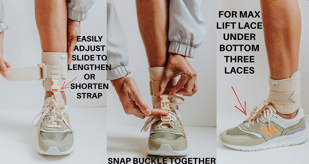 Dosh AFO Foot Drop Brace - Drop Foot Braces - Foot Drop Brace for Walking - AFO Brace - Drop Foot Brace for Walking With Shoes - Ankle Foot Orthosis – (Beige)
