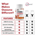 Liposomal Astaxanthin Supplement 24 MG, Maximum Absorption, Antioxidant Stronger Than VIT C, Non-GMO & Gluten Free - 60 Softgels(2 Months Supply)